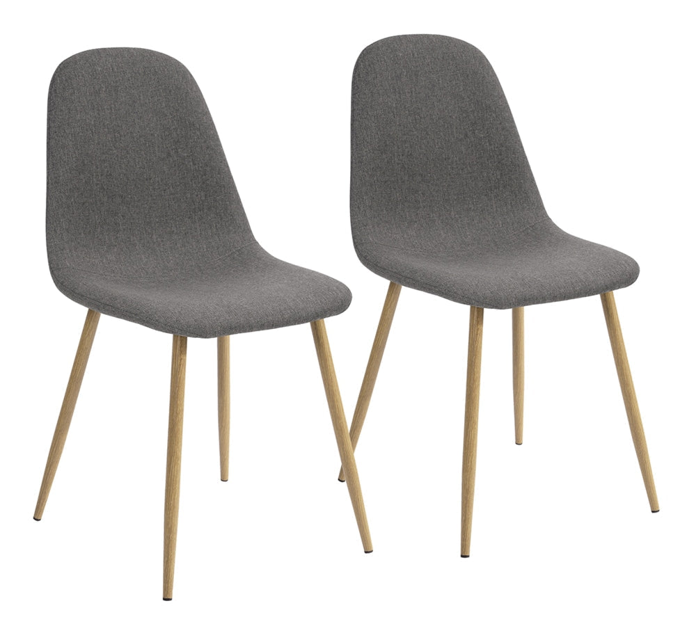 39F Charlton Fabric Dining Chair, Grey F0Q6 - product image 1