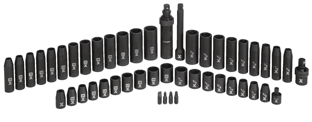 1/2-in Drive Professional Grade Impact Socket Set, 48-pc, CRMO W4E8 - product image 3