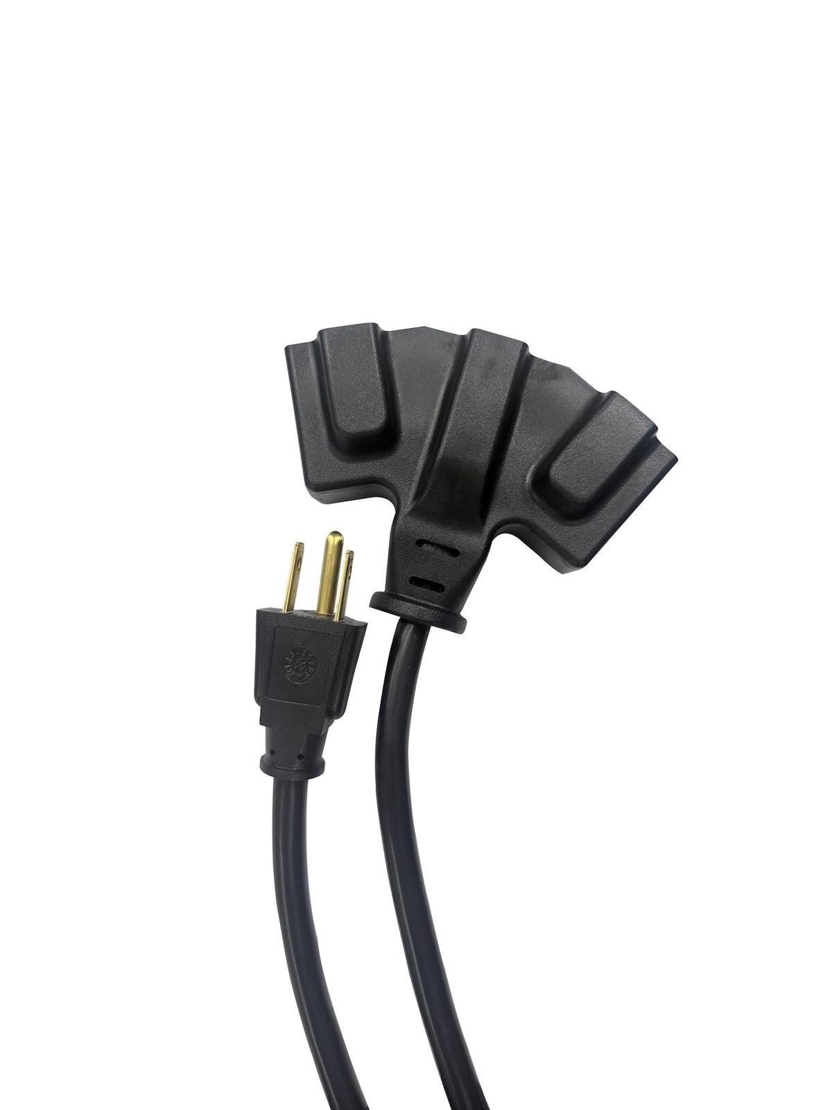 20' 16 Gauge 3-Tap Outdoor Extension Cord, Black F7V6 - product image 1