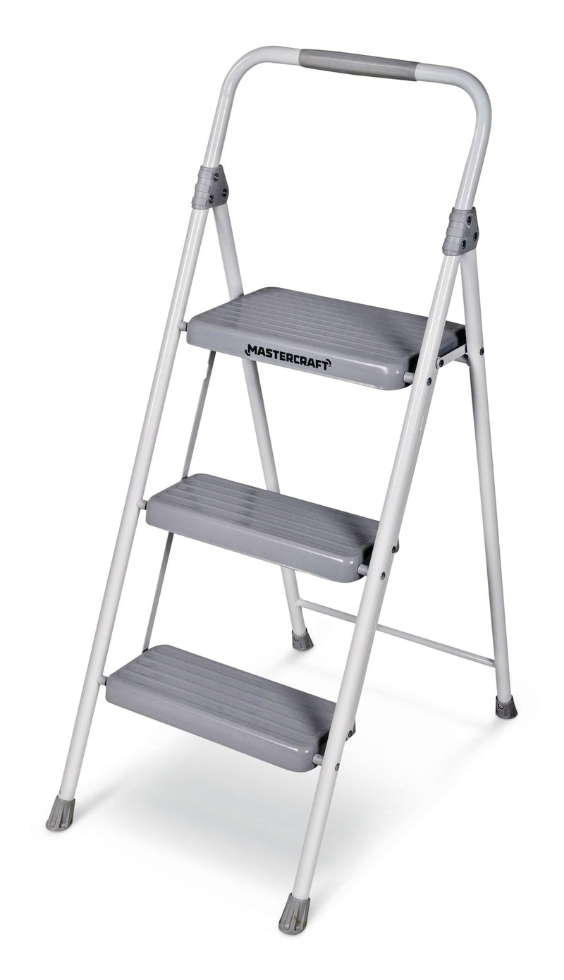 3-Step Metal Folding Step Stool, 225-lb, 3.2 ft A7Z3
