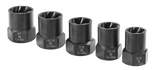 1/2-in Drive Impact Bolt & Nut Remover Set, 5-pc B6J9 - product image 1