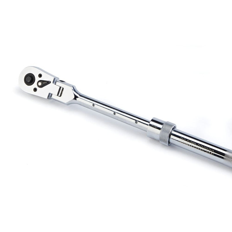 3/8-in Drive Flex Head Extendable Ratchet, CRV, Nickel-Chrome Plating, 10-in-15-in D6E2