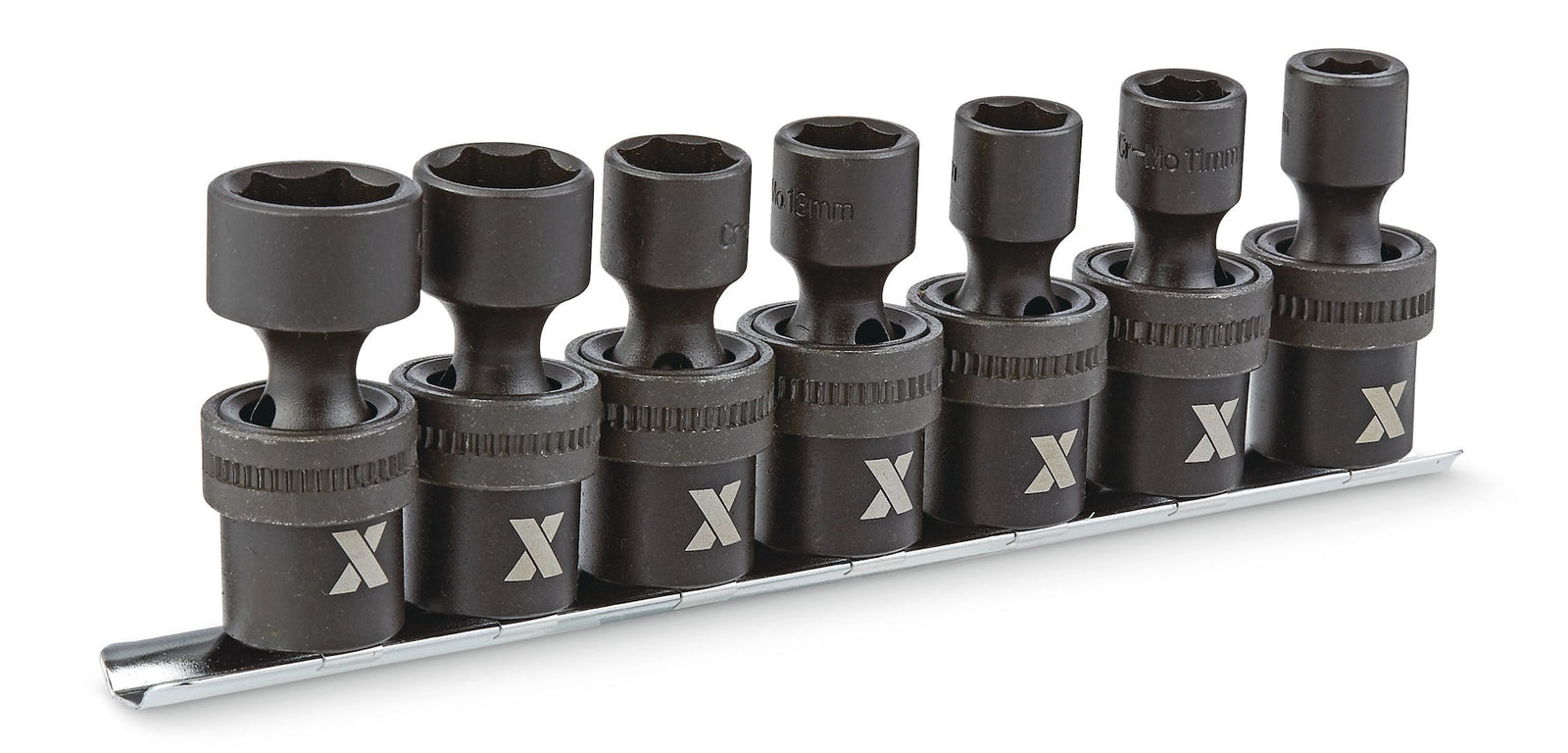 3/8-in Drive Swivel Impact Socket Set, 7-pc, Metric, CRMO T3G6 - product image 1