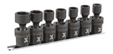 3/8-in Drive Swivel Impact Socket Set, 7-pc, Metric, CRMO T3G6 - product image 3