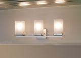 90-Degree Vanity Lighting Fixture, Brushed Nickel, 3-L Y1Z9 - product image 3