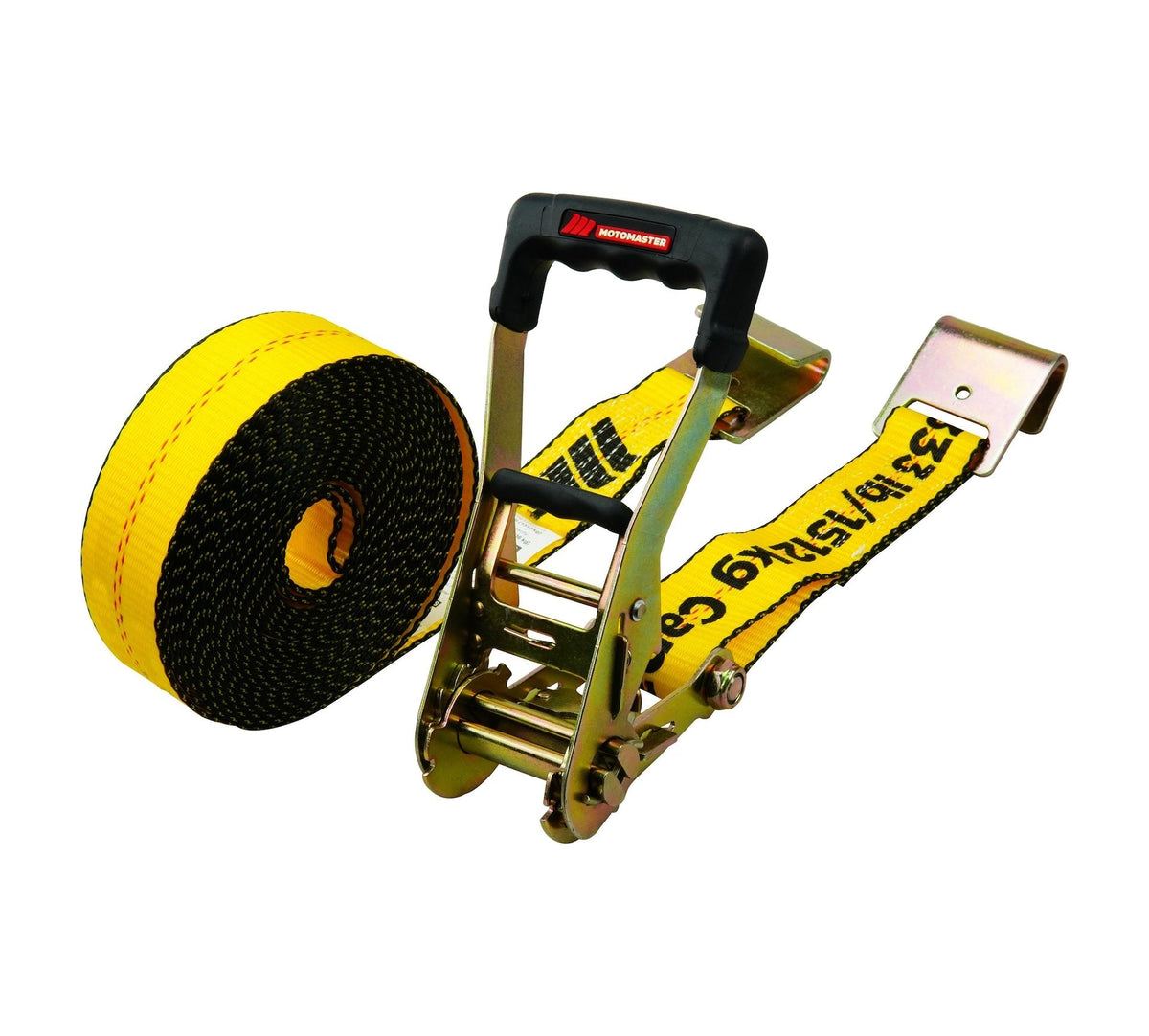 10,000-lb Commercial Ratchet Tie Down Strap, with Flat Hook, 2-in x 27-ft L2P6 - product image 4