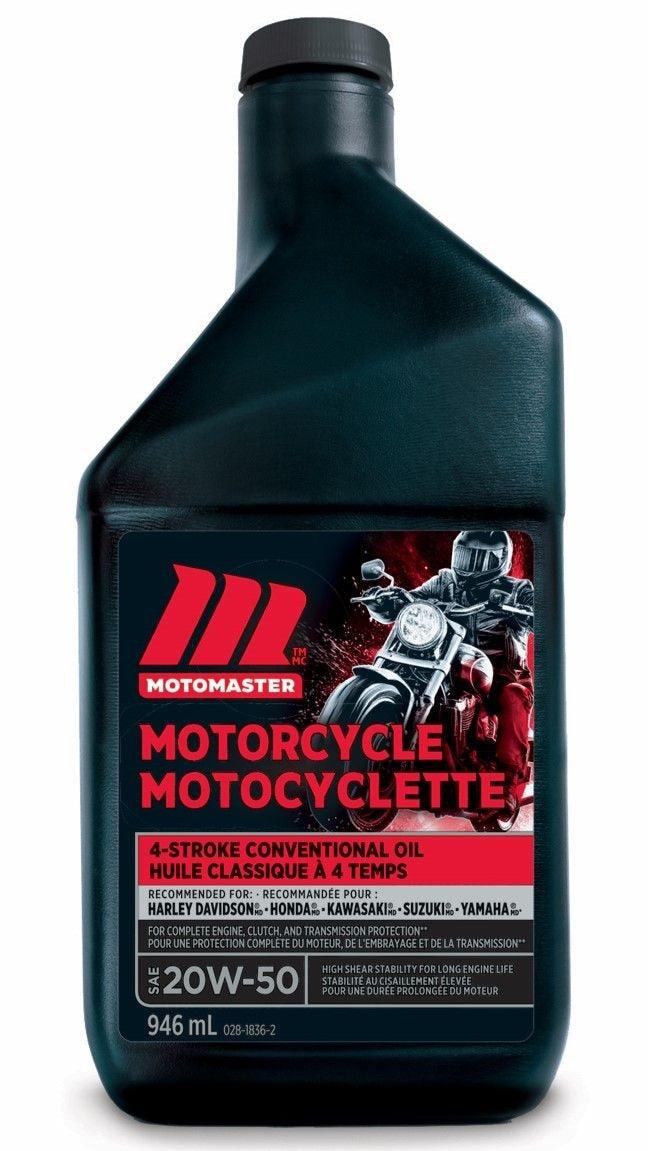 4-Stroke Motorcycle Oil SAE, 946-mL N4H6