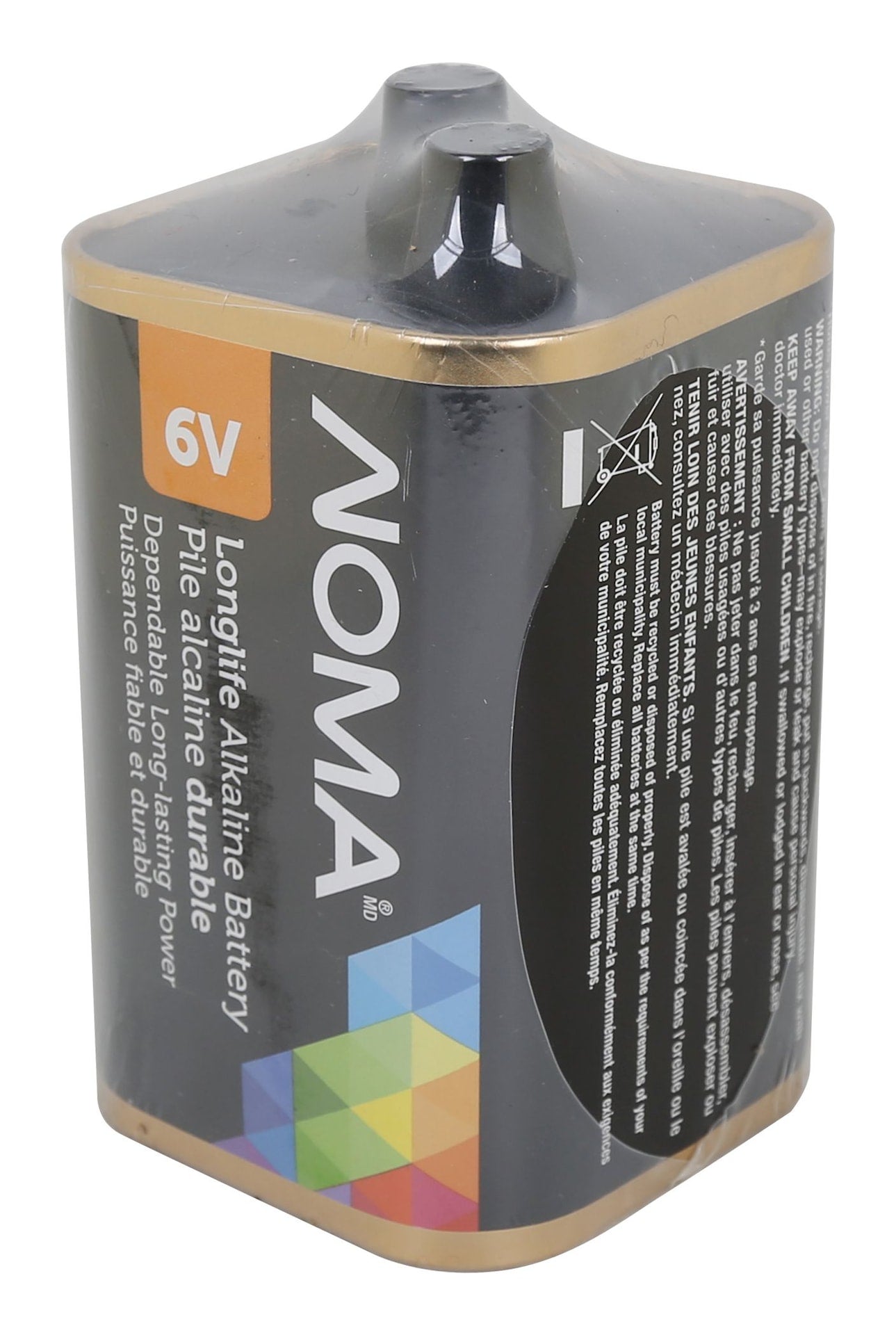 1-pk 6V / 6 Volt Square Alkaline Lantern Battery, Long Lasting L4B2 - product image 1